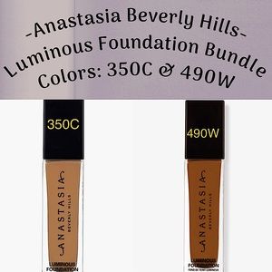 ✨BUNDLE✨ Anastasia Beverly Hills - Luminous Foundation -350C & 490W- 2pc bundle